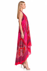 3 Way Style Hi Low Maxi Dress