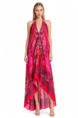 3 Way Style Hi Low Maxi Dress