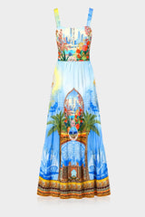 Blue Long Maxi Dress