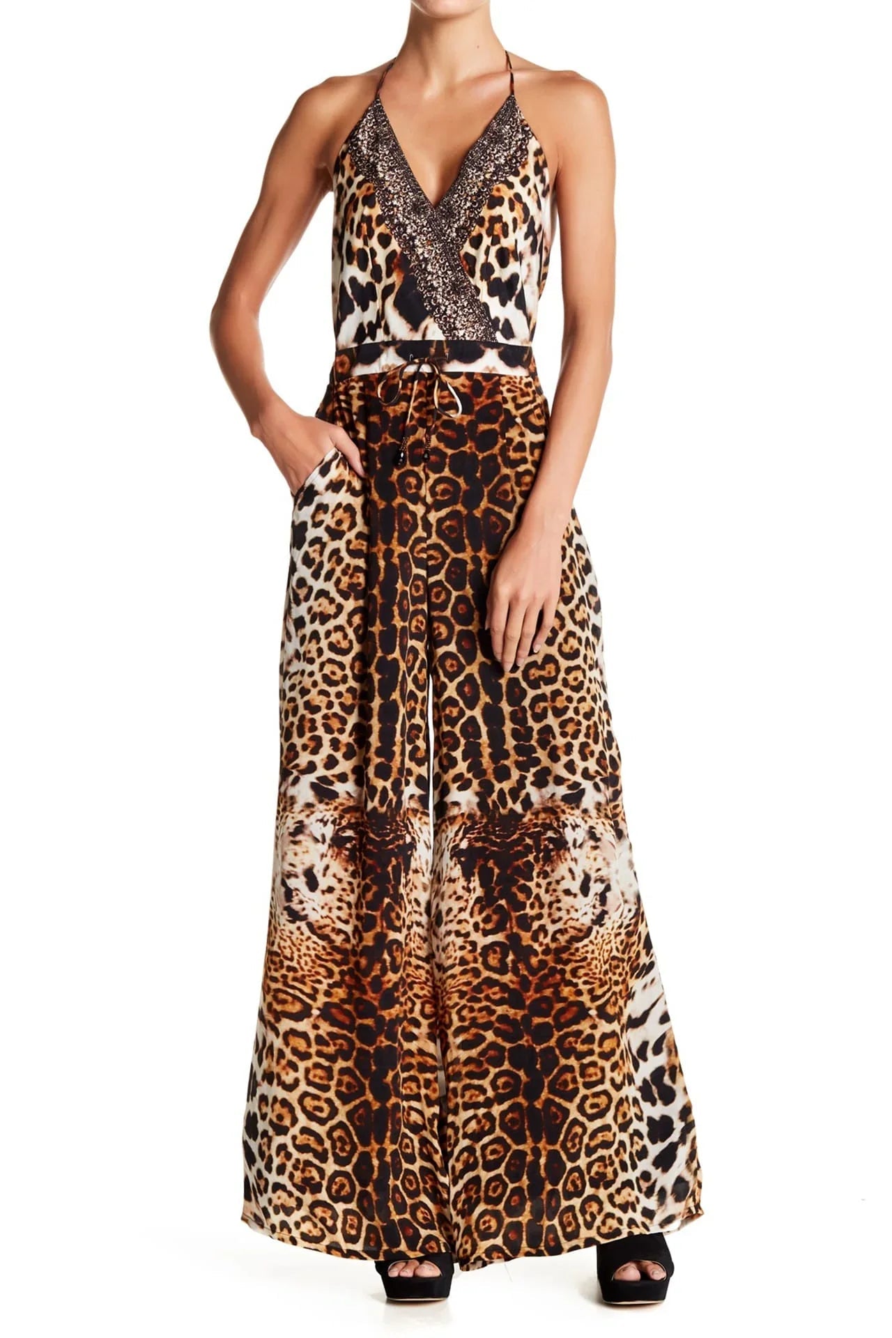 Animal Print Jumpsuit