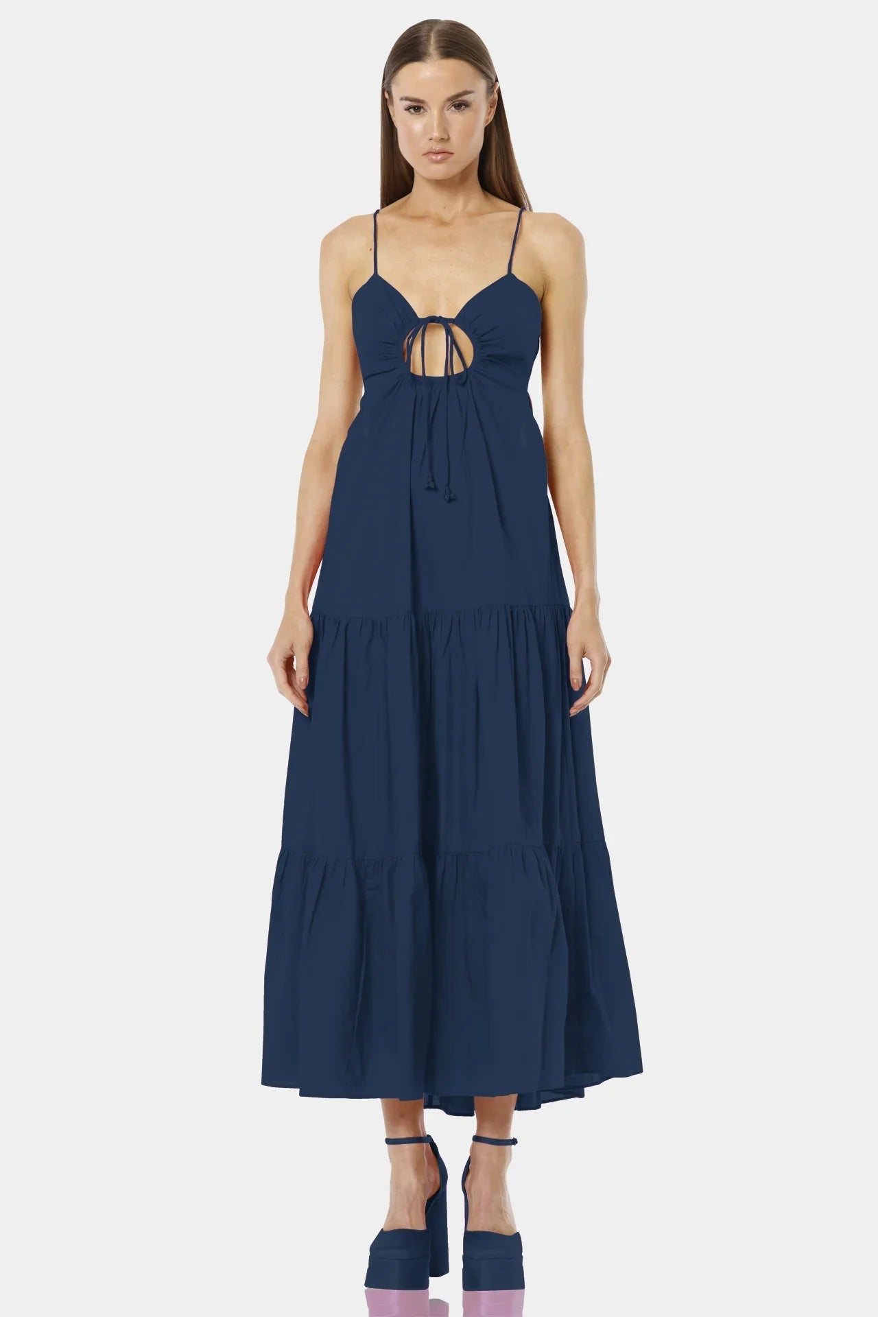 Blue Long Sun Dress